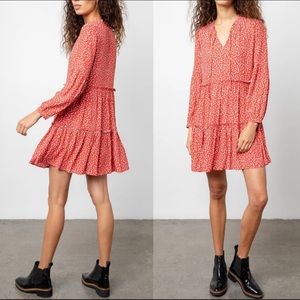 RAILS Everly Carmine Daisies Dress M